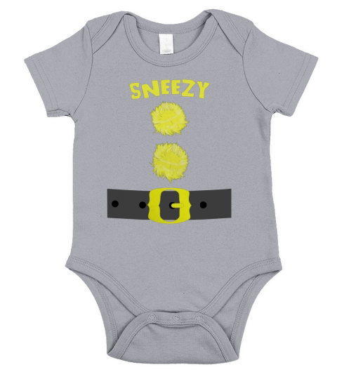 Sneezy Snow White 7 Dwarfs Bashful Dopey Sleepy Happy Grumpy Doc T-Shirt Short Sleeve Baby One-Piece