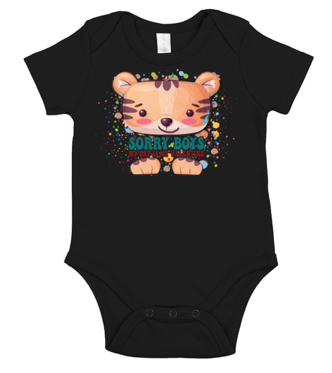 Sorry boys my cat is my valentine - funny quote Short Sleeve Baby One-Piece