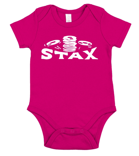 STAX RECORDS T-Shirt Short Sleeve Baby One-Piece