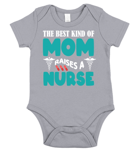 the best kind of raises a nurse Short Sleeve Baby One-Piece