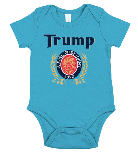 Trump A Finest President 2020 shirt Short Sleeve Baby One-Piece