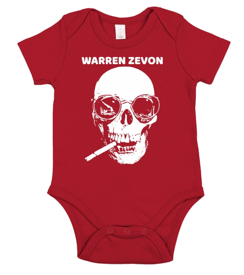 Warren Zevon Tshirt Short Sleeve Baby One-Piece