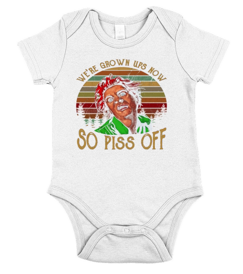 We’re grown ups now so piss off vintage - Baby Onesie Short Sleeve Baby One-Piece