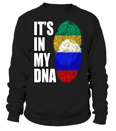 Gambian And Russian Mix Heritage DNA Flag Sweatshirt Unisex