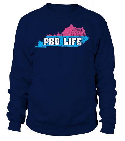 Land Map US State Kentucky Abortion Flag Life Baby Sweatshirt Unisex