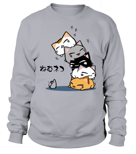 Neko Uh oh Cute Cat Sweatshirt Unisex