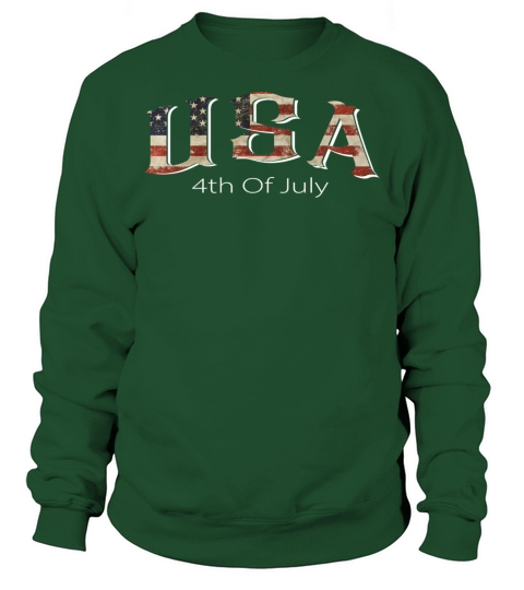 USA shirt 4th of July Patriotic Red white and blue Sweatshirt Unisex