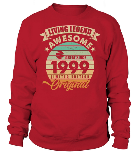 Vintaga 1999 Birthday Sweatshirt Unisex