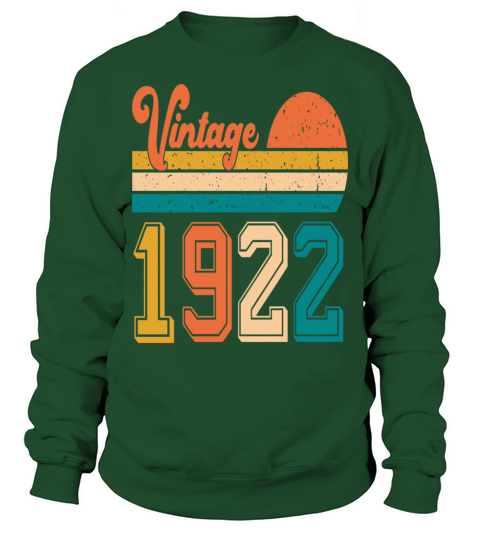 Vintage 1922 birthday gift Sweatshirt Unisex