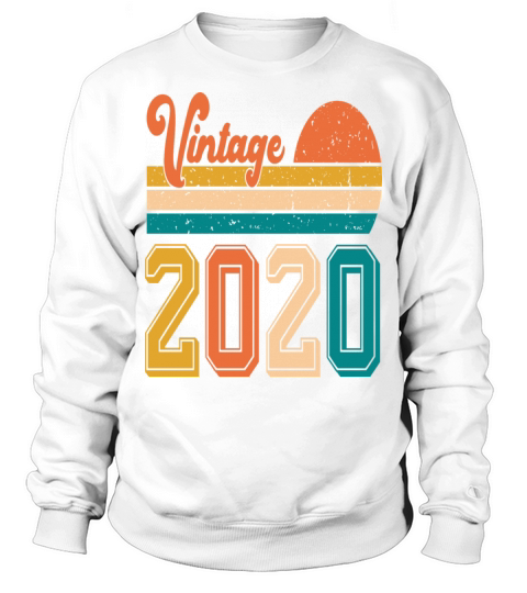 Vintage 2020 birthday gift Sweatshirt Unisex