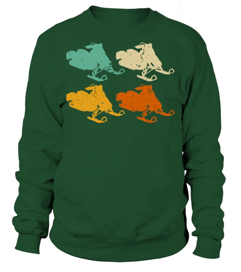 Vintage Snowmobile Snowmobile Rider Motor Sled Sweatshirt Unisex