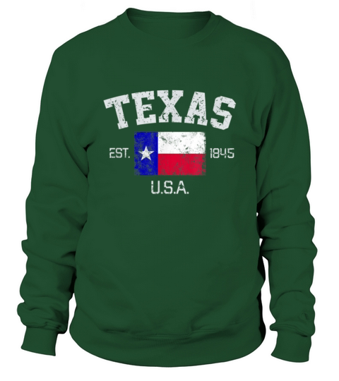 Vintage Texas Austin EST 1845 Souvenir Gift Sweatshirt Unisex