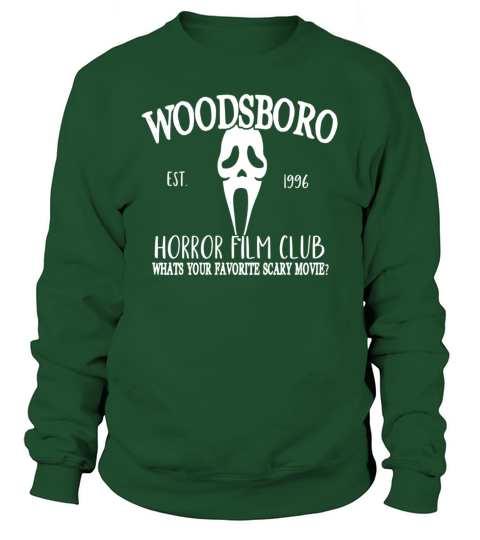Woodsboro Horror Film Club Scream Sweatshirt Unisex