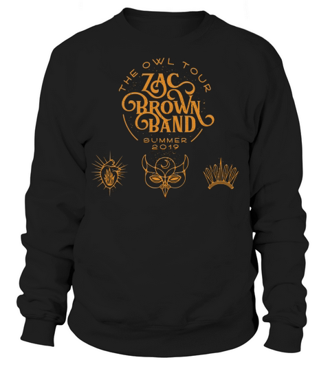 Zac Brown Band Summer 2019 The Owl Tour Sweatshirt Unisex