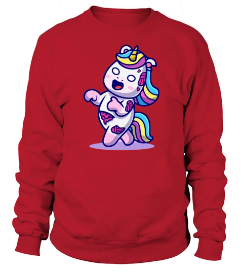 zombie unicorn Sweatshirt Unisex