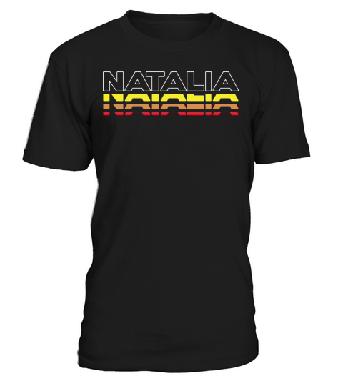 Natalia First Name Funny Vintage Sunset Natalia T-Shirt Unisex
