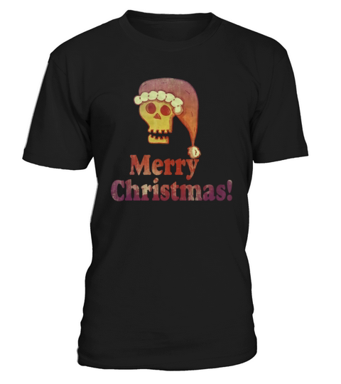 Vintage Merry Christmas Santa skull 22 T-Shirt Unisex