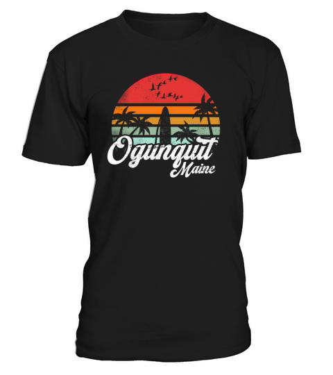 Vintage Ogunquit Maine Surfing Retro Surf Cool T-Shirt Unisex