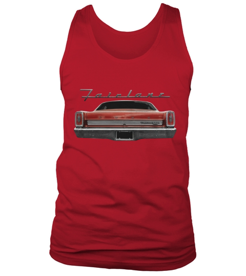 1966 Fairlane Red Back Tank Top Unisex