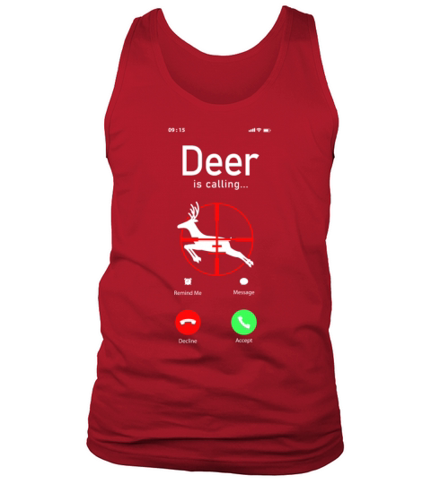 Buck Deer Hunting Hunter Phone Tank Top Unisex