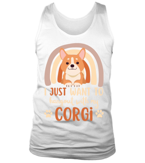 Cute Welsh Corgi Lover Kawaii Tank Top Unisex