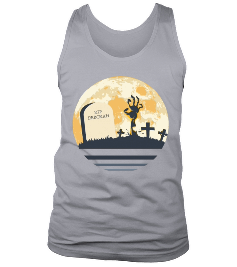 DEBORAH Grave Tombstone Halloween Zombie Spooky Tank Top Unisex