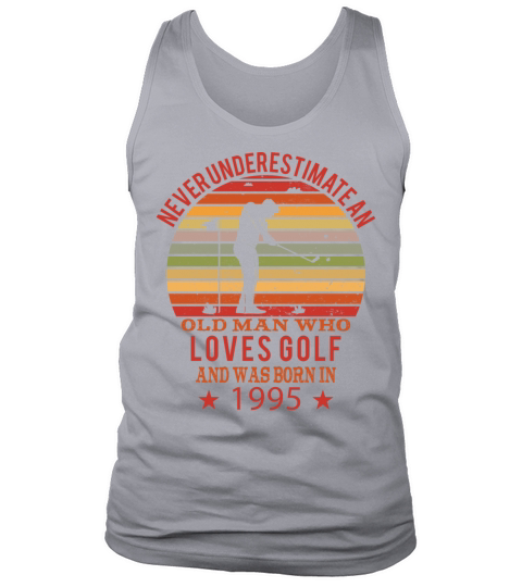 Golfing Golfplayers Vintage 1995 Birthday Tank Top Unisex