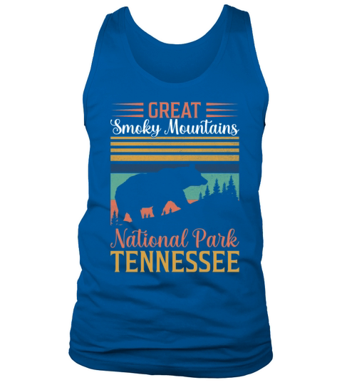 Great Smoky Mountains National Park Vintage Mounta Tank Top Unisex