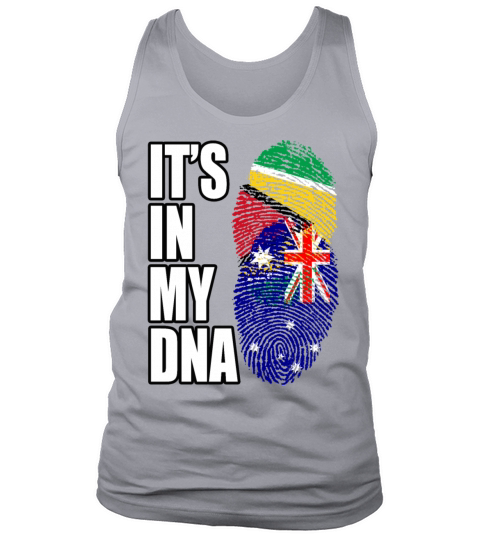 Guyanese And Australian Mix Heritage DNA Flag Tank Top Unisex