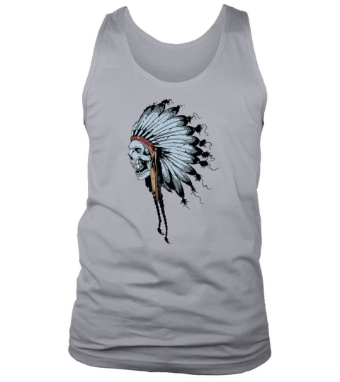 Indian Ghost Skull Tank Top Unisex