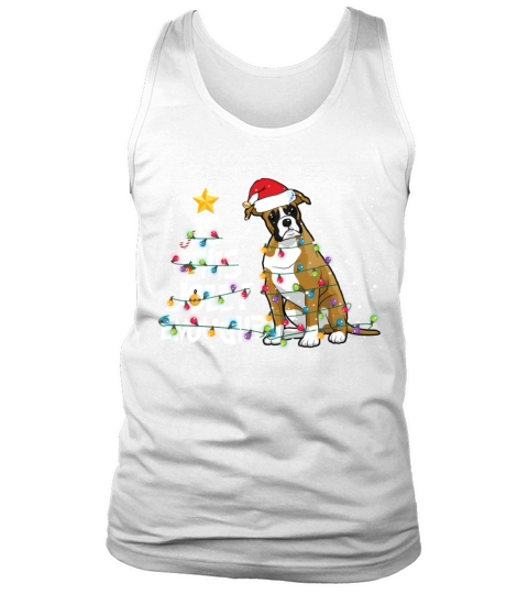 Is This Jolly Enough Christmas Boxer Dog Lovers Tank Top Unisex