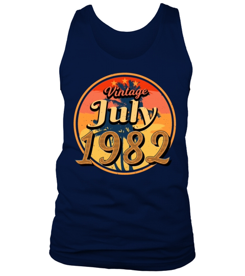 July 1982 40th Birthday Tank Top Unisex
