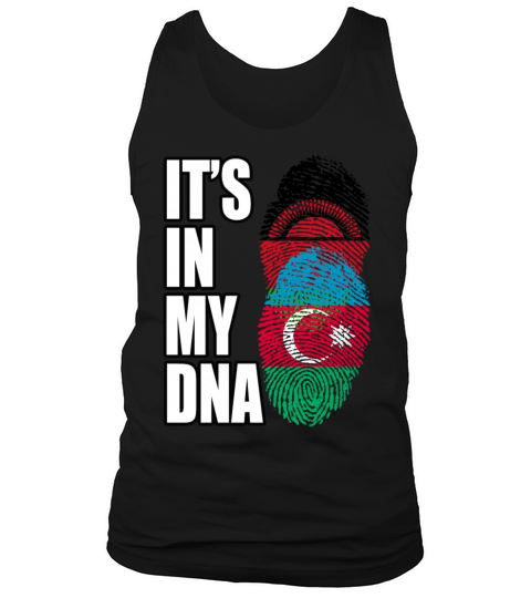 Malawian And Azerbaijani Mix Heritage DNA Flag Tank Top Unisex