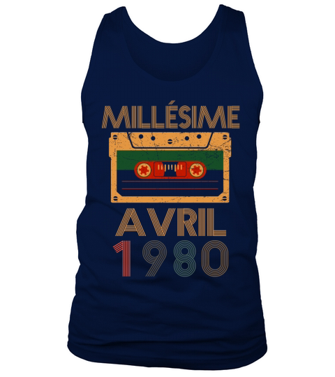 Millésime Avril 1980 Tank Top Unisex