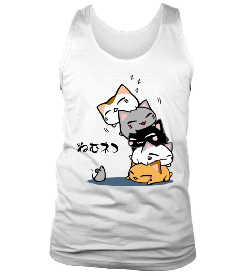 Neko Uh oh Cute Cat Tank Top Unisex