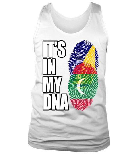 Tokelauan And Maldivian Mix Heritage DNA Flag Tank Top Unisex