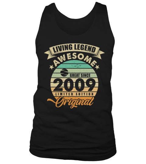 Vintaga 2009 Birthday Tank Top Unisex