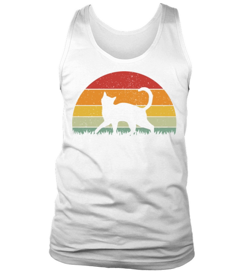 Vintage Retro Cat Vintage Cat Tank Top Unisex