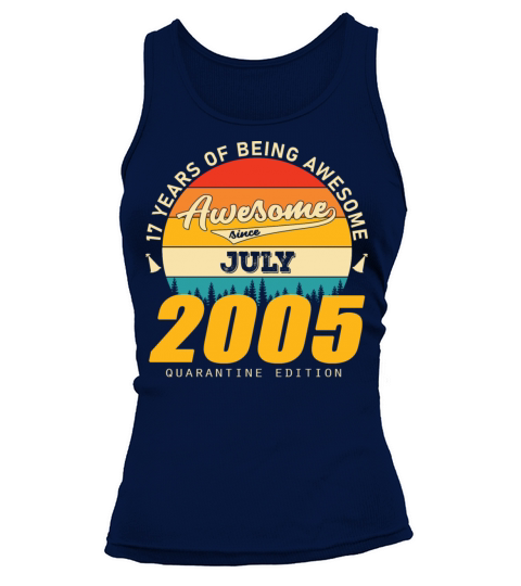 2005 Quarantine Edition July 17th birthday gift Tank top Woman