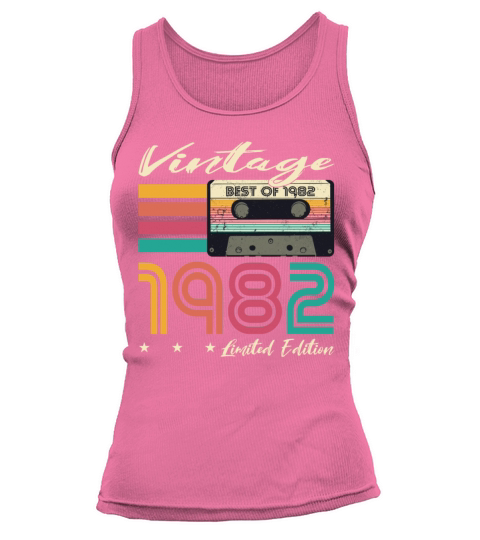 40th birthday vintage 1982 limited edition Tank top Woman