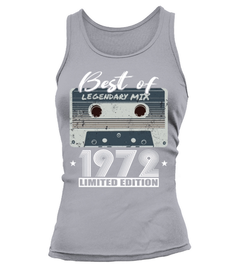 50th birthday vintage 1972 best of 1972 Tank top Woman
