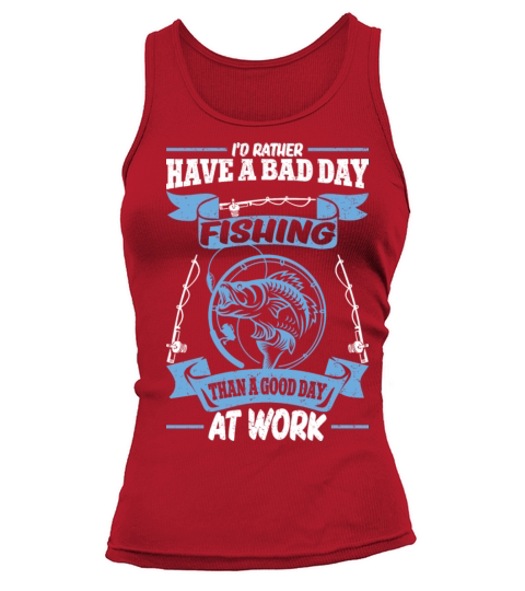 A Bad Day of Fishing Tank top Woman