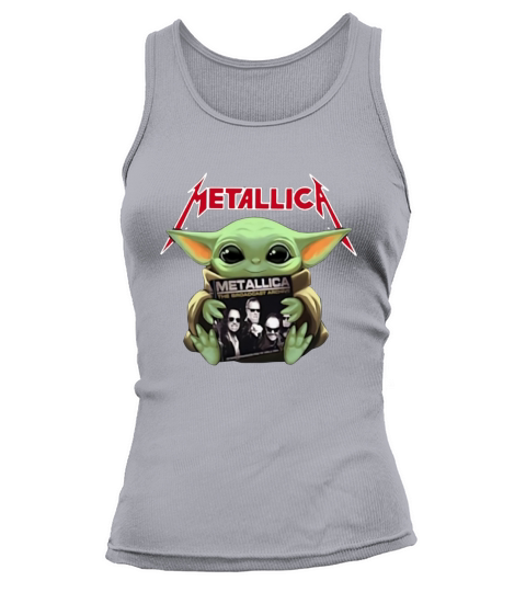 Baby Yoda hug Metallica Tank top Woman