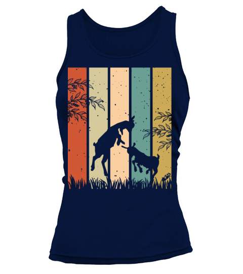 Colorsplash Retro Vintage Goat Tank top Woman