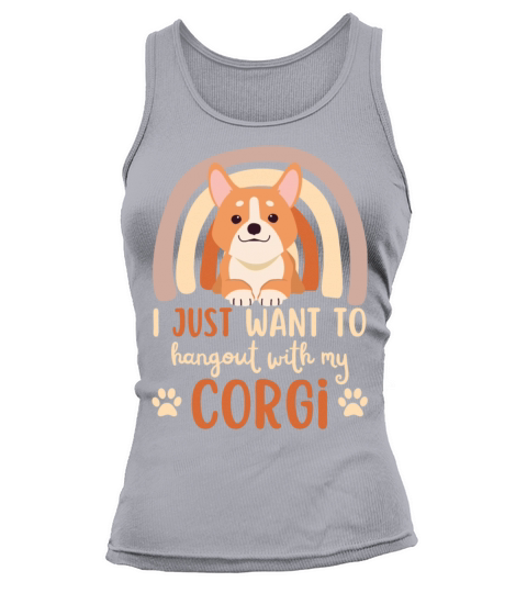 Cute Welsh Corgi Lover Kawaii Tank top Woman