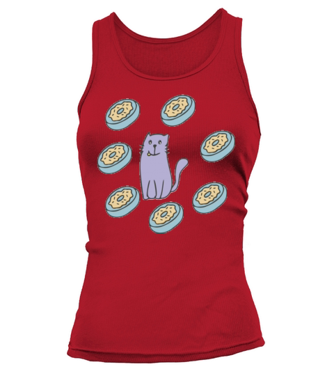 Eat cat A Pizza Gift Tank top Woman