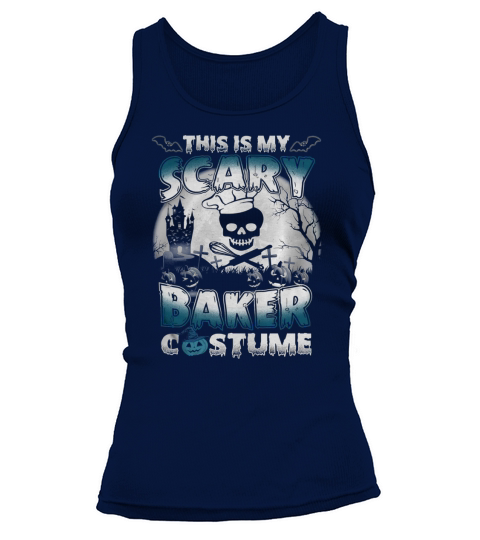 Halloween shirts This is my Scary BAKER Costume Halloween Tank top Woman