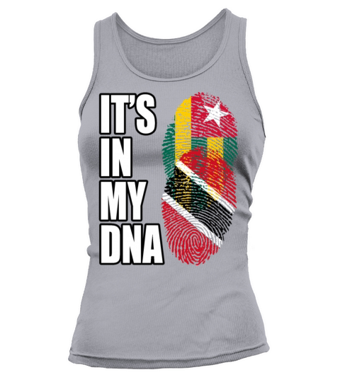 Togolese And Trinidad Tobago Mix Heritage DNA Flag Tank top Woman