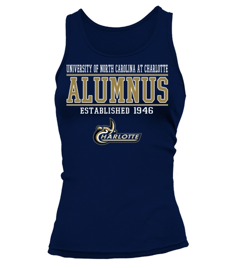 University of north carolina at charlotte Alumnus established 1946 Tank top Woman