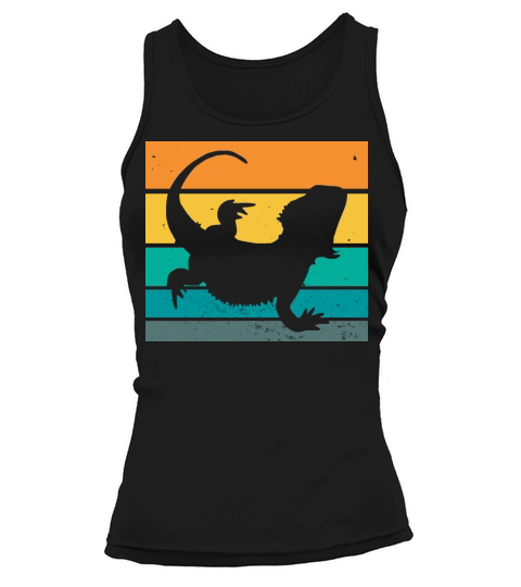 Vintage Retro Bearded Dragon Tank top Woman
